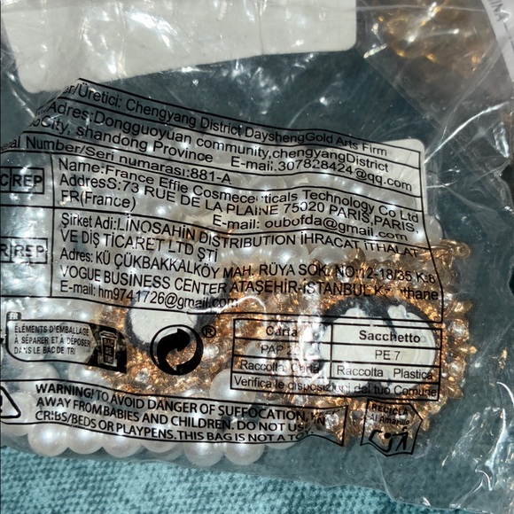 Elegant Pearl Cameo Necklace and Earring Set nwt - Picture 7 of 7